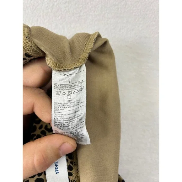 Old Navy Stevie Leopard Print Leggings Pants Women's Size‎ L - Picture 8 of 9